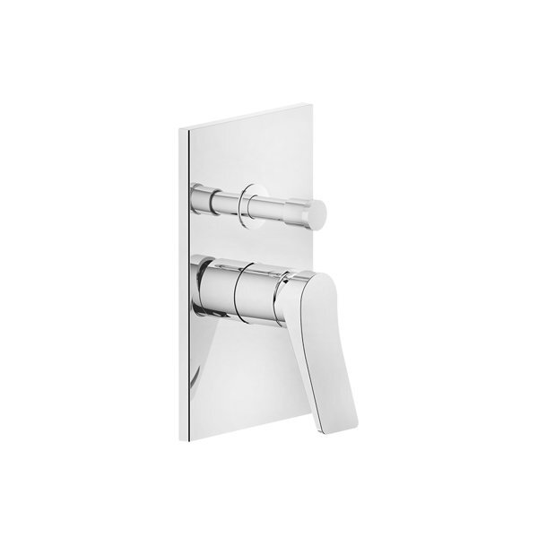 Bild von Gessi Rilievo, Fertigmontageset für Einhebelmischer, automatische Umstellung für Wanne oder Dusche , 59079, Farbe: Schwarz XL