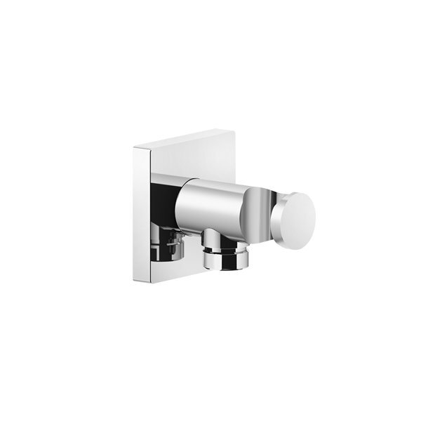 Bild von Gessi Rilievo, Wandanschlussbogen 1/2 und Halterung für die Handbrause, eigensicher, 59161, Farbe: Kupfer gebürstet PVD
