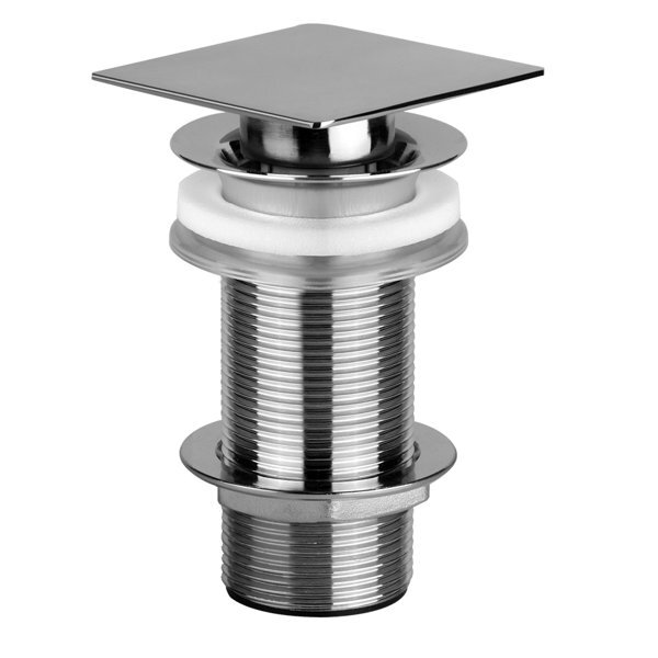 Bild von Gessi  Ablaufventil 1 1/4 mit offenem Ablauf für Becken ohne Überlauf, Schaftventil min. 14mm/max.3mm, 29082, Farbe: Metall Schwarz PVD