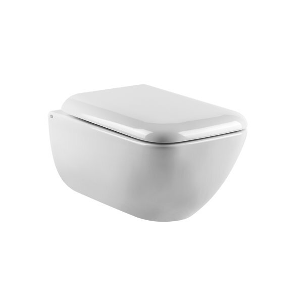 Bild von Gessi Goccia, WC Set, spülrandlos, mit Sitz, 39113, Farbe: Keramik matt schwarz