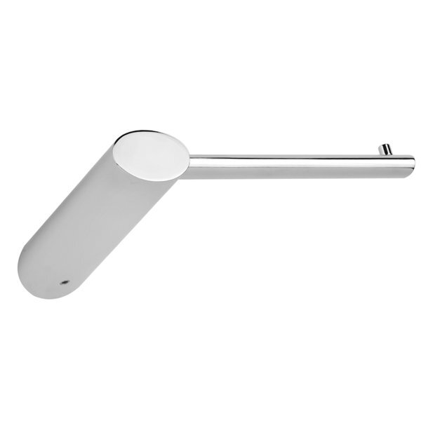 Bild von Gessi Ovale, WC-Papierrollenhalter, Wandmontage senkrecht oder waagerecht, 25655, Farbe: Schwarz XL