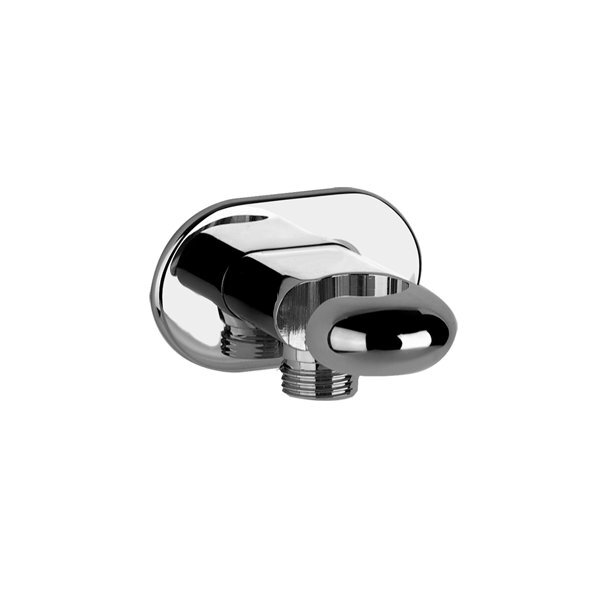 Bild von Gessi Goccia Wand-Anschlussbogen 1/2, mit Brausehalter, 33761, Farbe: Kupfer GHRC