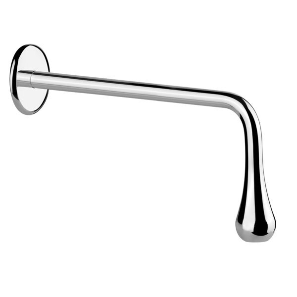 Bild von Gessi Goccia Wand-Auslauf, mit 1/2 Anschluss für separaten Einhebelmischer, mit personalisierter Länge, 33723, Farbe: Messing Antik