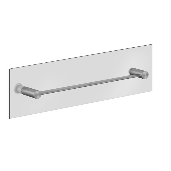 Bild von Gessi 316 Handtuchhalter 450 mm zur Montage an einer Glaswand, 54923, Farbe: Edelstahl matt gebürstet