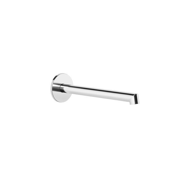 Bild von Gessi Anello Waschtisch-Wand-Auslauf 1/2, Ausladung 209 mm, innenliegenden Perlator M16,5x1, 63404, Farbe: Metall Schwarz gebürstet PVD