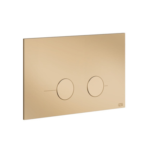 Bild von Gessi 316  Betätigungsplatte für Sanit, 54619, Farbe: Warm Bronze PVD