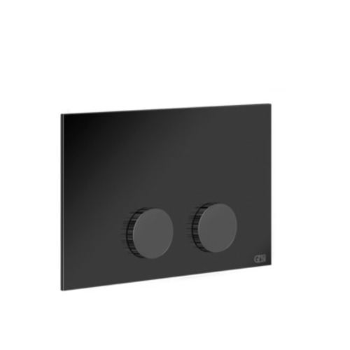 Bild von Gessi 316 Betätigungsplatten für Geberit Omega, 54639, Farbe: Metall Schwarz PVD