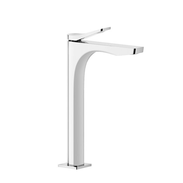 Bild von Gessi Rilievo, Waschtisch-Einhebelmischer S-Version (D32 mm) Höhe 250 mm, ohne Ablaufgarnitur, Ausladung 154 mm, 59004, Farbe: Warm Bronze PVD