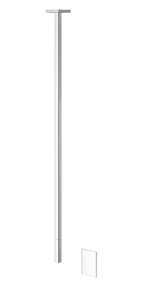 Bild von Gessi Rettangolo, Berührungsloser, elektronisch gesteuerter  Waschtisch-Deckenauslauf, Länge 1600mm, integrierter Sensor, 20024, Farbe: Messing gebürstet PVD
