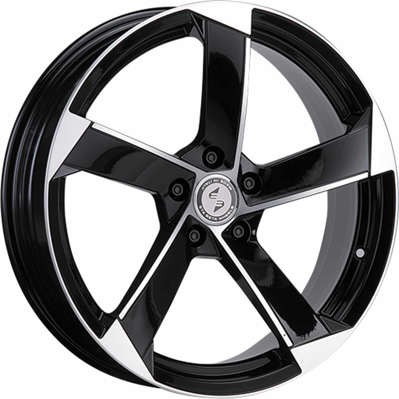 Bild von ETABETA MAGIC schwarzmatt vollpoliert 8.5Jx20 5x112 ET25