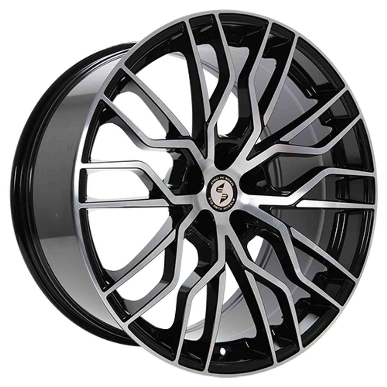 Bild von ETABETA MEDUSA black shiny full polish 9.0Jx20 5x112 ET30