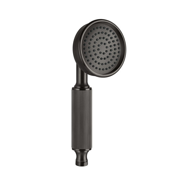 Bild von Gessi Venti20 Antikalk-Handbrause, 1 Strahl, Handbrause aus Metall mit eigener Sicherheit, 65154, Farbe: PVD