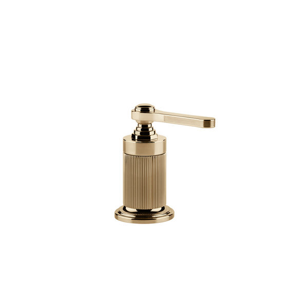 Bild von Gessi Venti20 Waschtisch-Einhebelmischer, für separaten Auslauf, ohne Ablaufgarnitur, Tischmontage, 65100, Farbe: Warm Bronze PVD