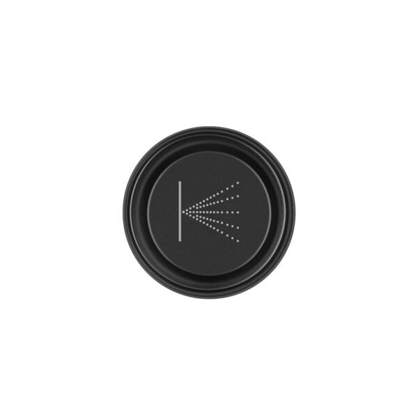 Bild von Gessi Venti20 Bedientaste-Abdeckung Nebel, Deckenmontage, SP03290, Farbe: Schwarz Matt