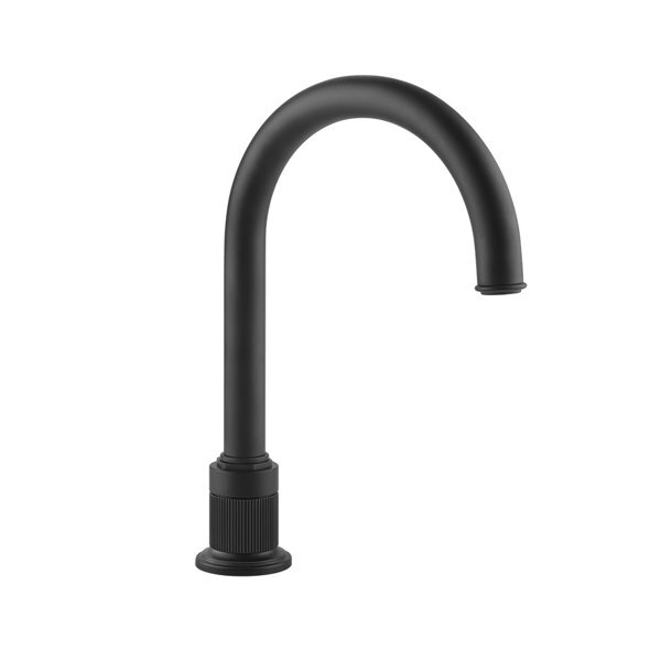 Bild von Gessi Venti20 Waschtisch-Auslauf, für separaten Einhebelmischer-Sensor, Ausladung 172mm, Höhe 281mm, Tischmontage, 65025, Farbe: Schwarz Matt