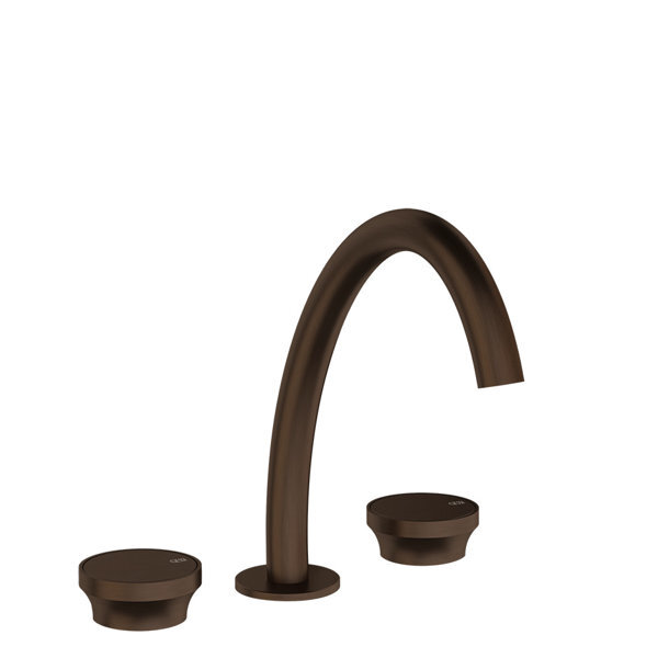 Bild von Gessi Origini 3-Loch Waschtischarmatur, mittlere Version, ohne Ablaufgarnitur, Ausladung 186mm, 66014, Farbe: Dark Bronze