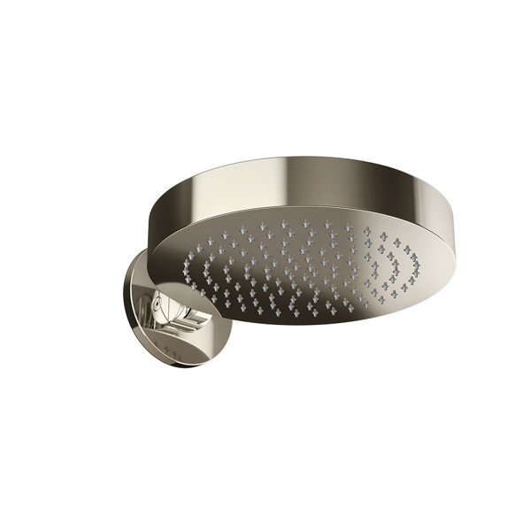 Bild von Gessi Origini Antikalk-Kopfbrause mit Gelenk, Durchmesser 320mm, 66150, Farbe: Nickel PVD