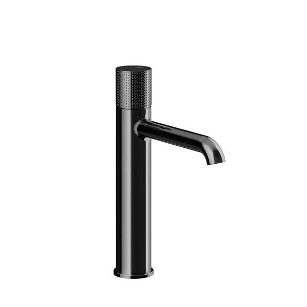 Bild von Gessi Habito Waschtisch-Einhebelmischer, mittlere Version, ohne Ablaufgarnitur, Ausladung 164mm, CESELLO, 70406, Farbe: Metall Schwarz PVD