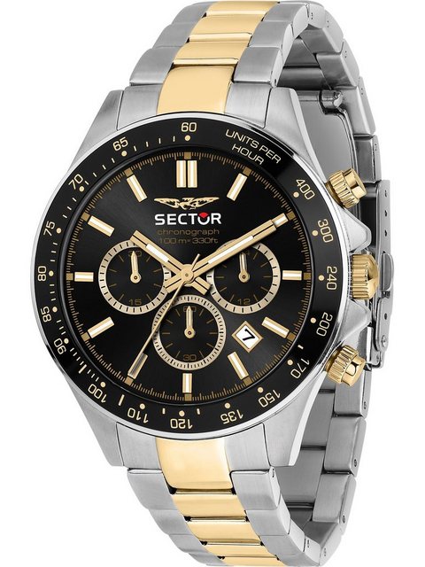 Bild von Sector, Armbanduhr, Chronograph 230, Gold, (Chronograph, 43 mm)