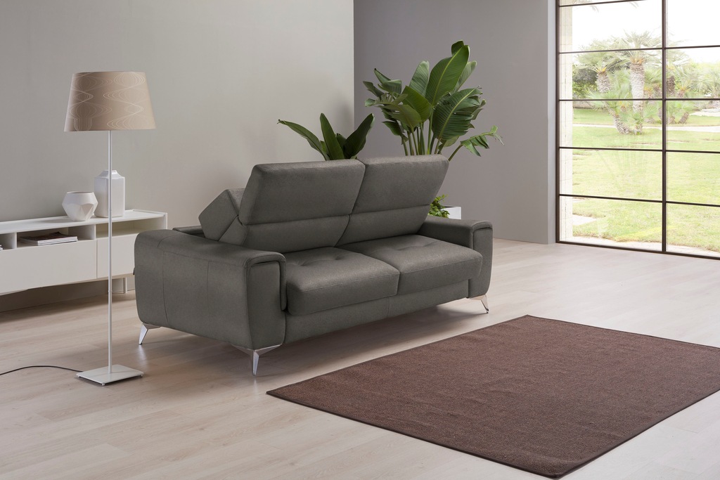 Bild von Egoitaliano Schlafsofa "Francine, Designsofa, Loungesofa mit Dauerschlaffunktion, Bettfunktion", hochwertiger Metallbettrahmen & Matratze, Kopfteil manuell verstellbar