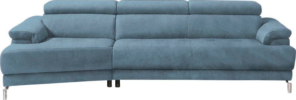 Bild von Egoitaliano Ecksofa "Soul, extravagantes Designsofa, Megasofa, super bequem, tolle Details", mit Trapez-Abschlußelement, inkl verstellbarer Kopfteile