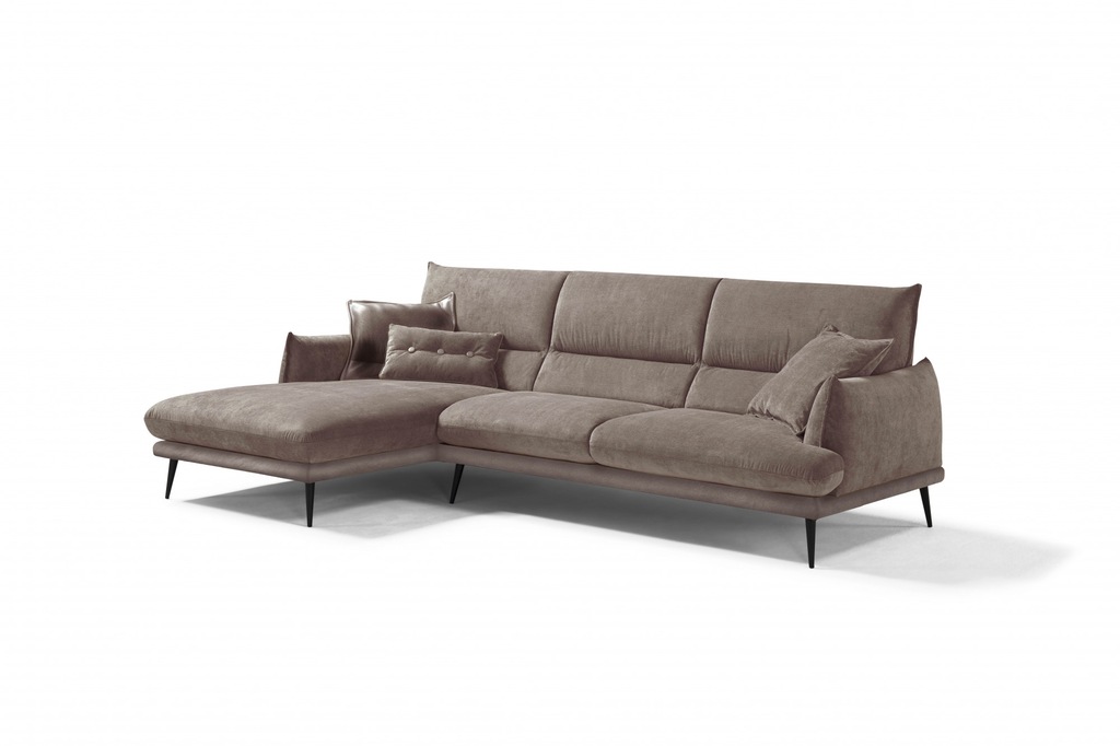 Bild von Egoitaliano Ecksofa "FUNNY, hochwertiges und aktuelles Design, bequeme Rückenlehne", hochwertiger Sitzkomfort, L-Form