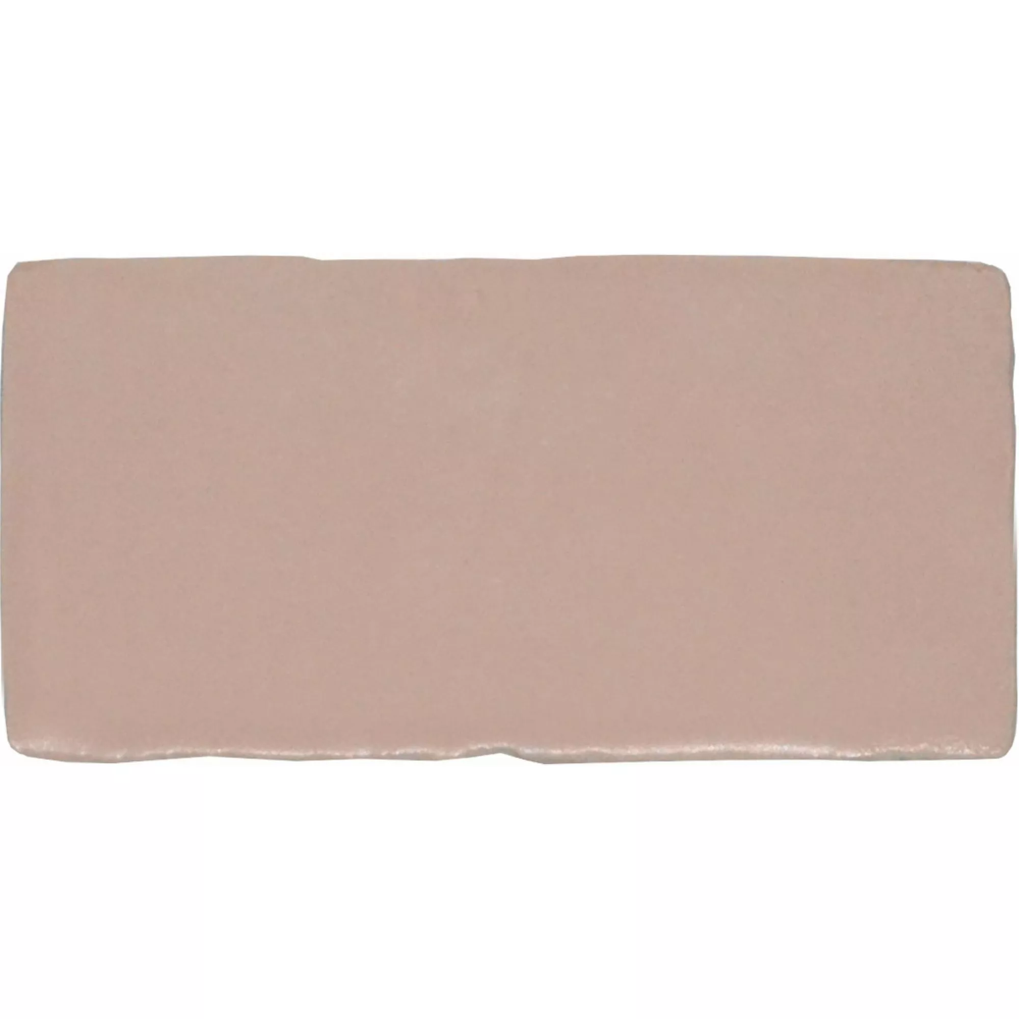 Bild von Wandfliese 'Crayon' rosa matt 6,5 x 13 cm