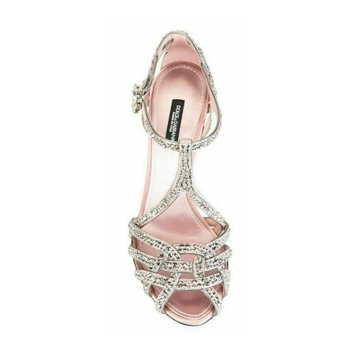 Bild von DOLCE & GABBANA DOLCE GABBANA SATINE HANDMADE SANDALEN PUMPS SCHUHE SANDALS SHOES HIGH Sandale