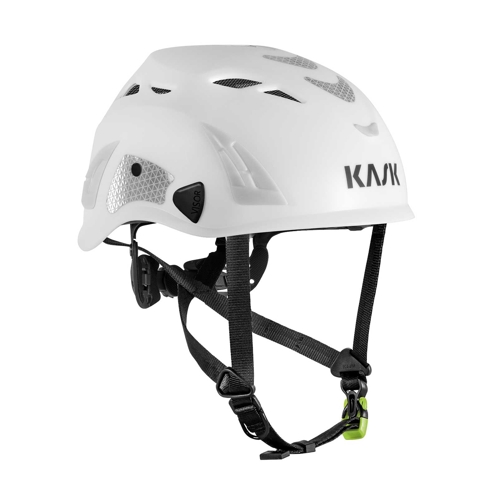 Bild von KASK Schutzhelm Superplasma PL HiViz Arbeitsschutzhelm Bergsteigerhelm Helm NEU Farbe:weiß
