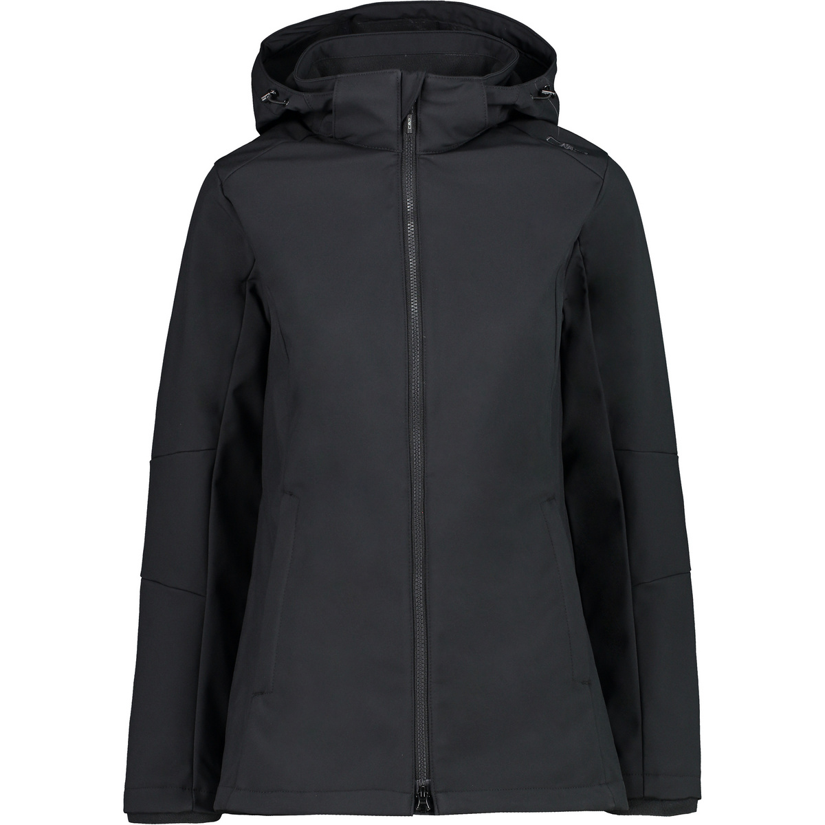 Bild von CMP - Women's Jacket Zip Hood Softshell - Softshelljacke Gr 44 schwarz