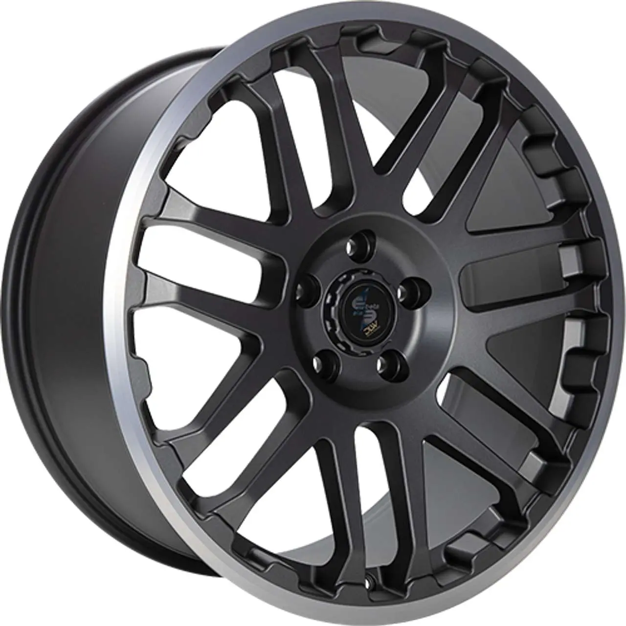 Bild von ETABETA COMBAT anthracite matt lip + cap polished 9.0Jx20 6x114 ET30