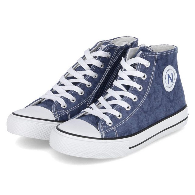 Bild von Naturino Jungen High Sneaker YLFAS blau Canvas