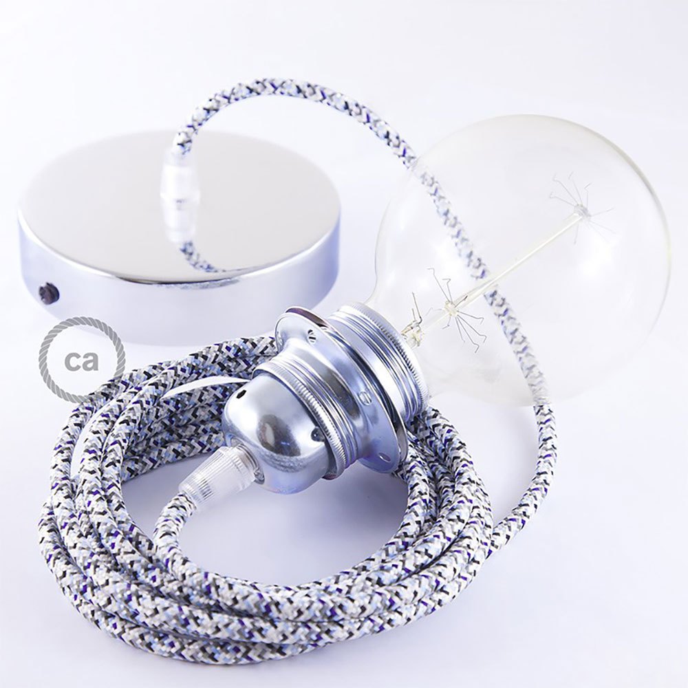 Bild von Creative Cables Rx04 Pixel 2 M Hanging Lamp Pendel For Lampshade Weiß