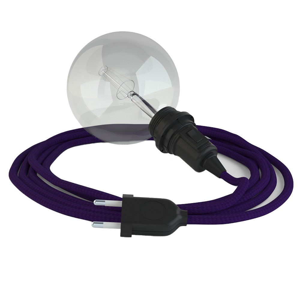 Bild von Creative Cables Rm14 5 M Hanging Lamp For Lampshade Lila