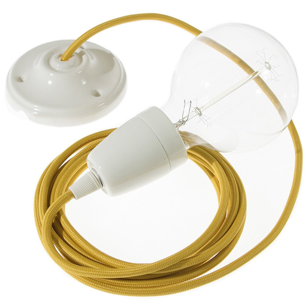 Bild von Creative Cables Rm25 Diy 50 Cm Pendant Light Gelb