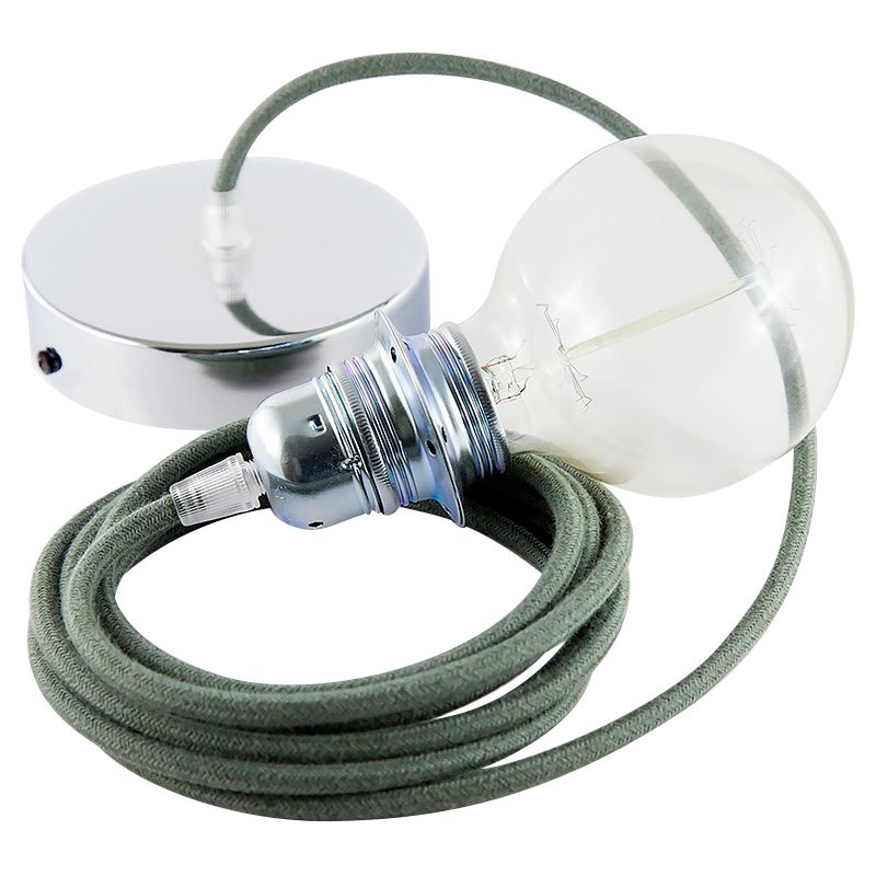 Bild von Creative Cables Rc63 50 Cm Hanging Lamp Pendel For Lampshade Silber