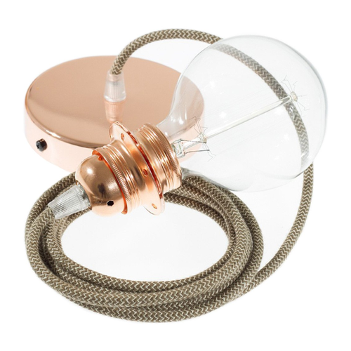 Bild von Creative Cables Rd73 Zigzag 50 Cm Hängeleuchte Pendel Für Lampenschirm