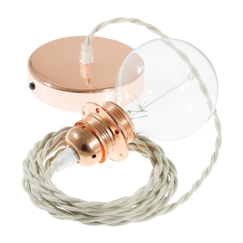 Bild von Elegant und Funktional: Creative Cables TC43 Hängeleuchte Pendel für Lampenschirm