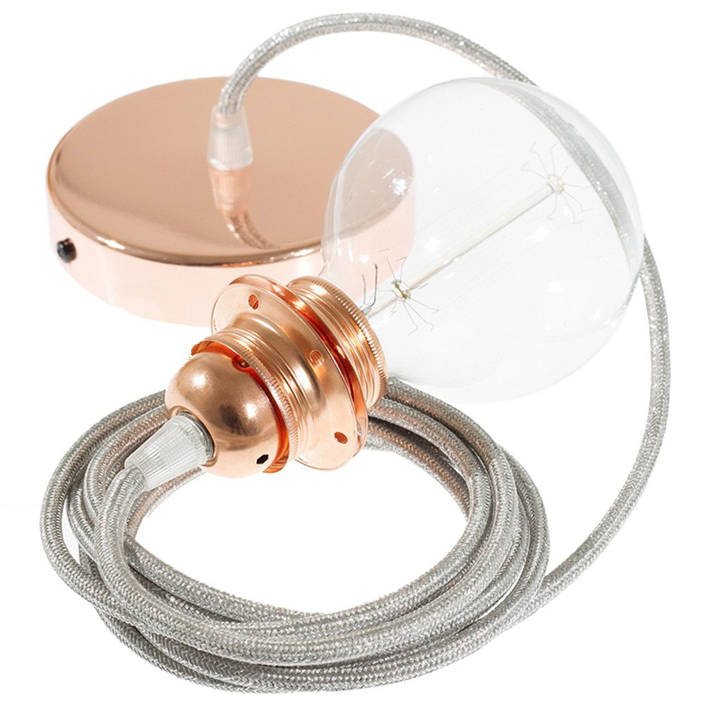Bild von Creative Cables Rl02 Diy 2 M Hanging Lamp Pendel For Lampshade Silber
