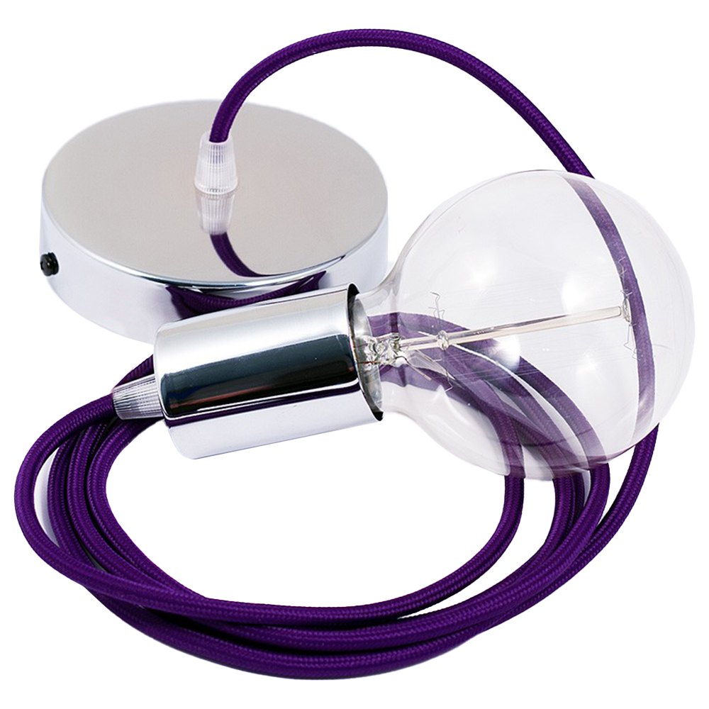 Bild von Creative Cables Rm14 2 M Diy Pendant Light Lila