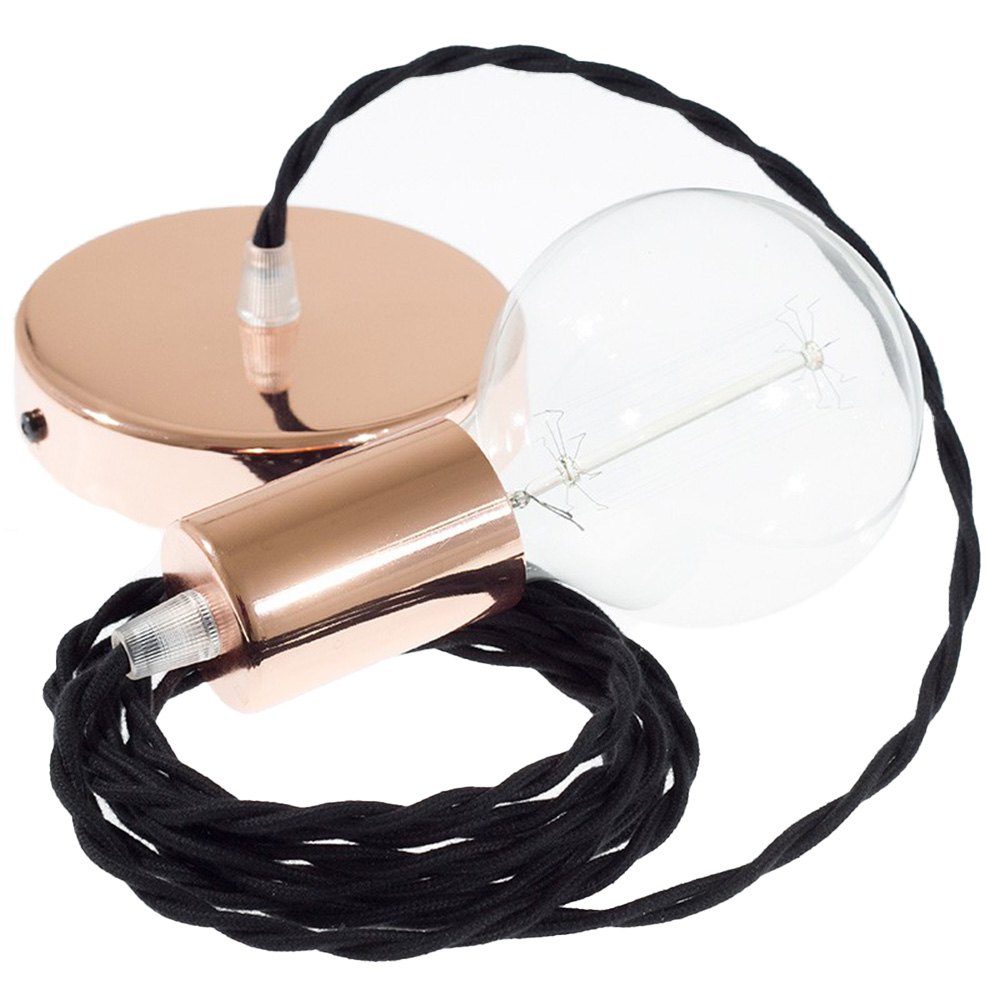Bild von Creative Cables Tc04 50 Cm Pendant Light Schwarz