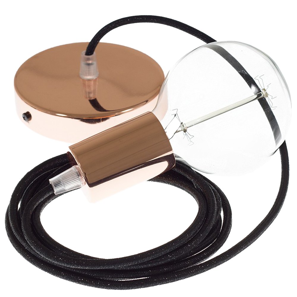 Bild von Creative Cables Rl04 1 M Diy Pendant Light Schwarz