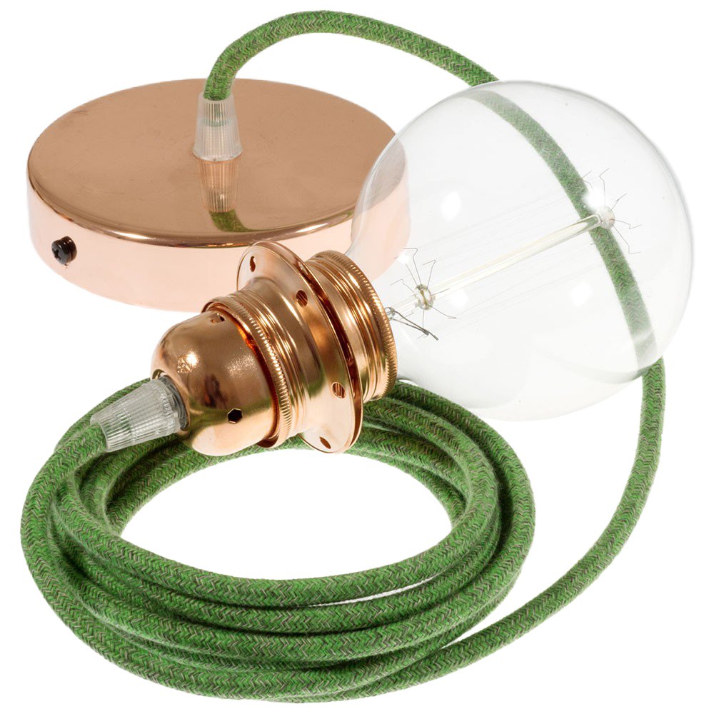 Bild von Creative Cables Rx08 Diy 50 Cm Hanging Lamp Pendel For Lampshade Grün