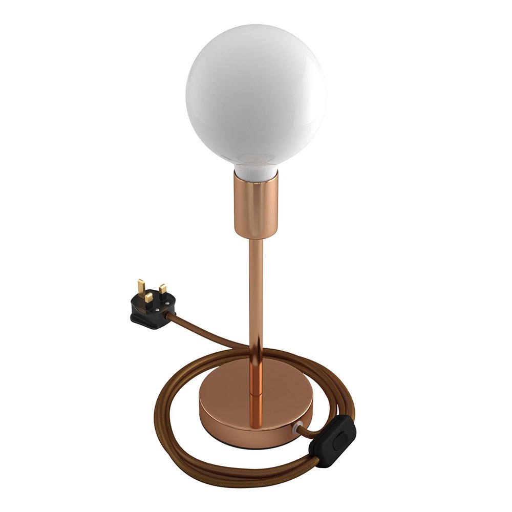 Bild von Creative Cables Alzaluce Table Lamp 20 Cm Braun EU Plug / EU Plug 220V