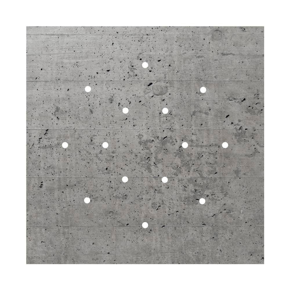 Bild von Creative Cables Rose-one System Square Cvfq4014f106 Concrete Panel Durchsichtig 400 mm