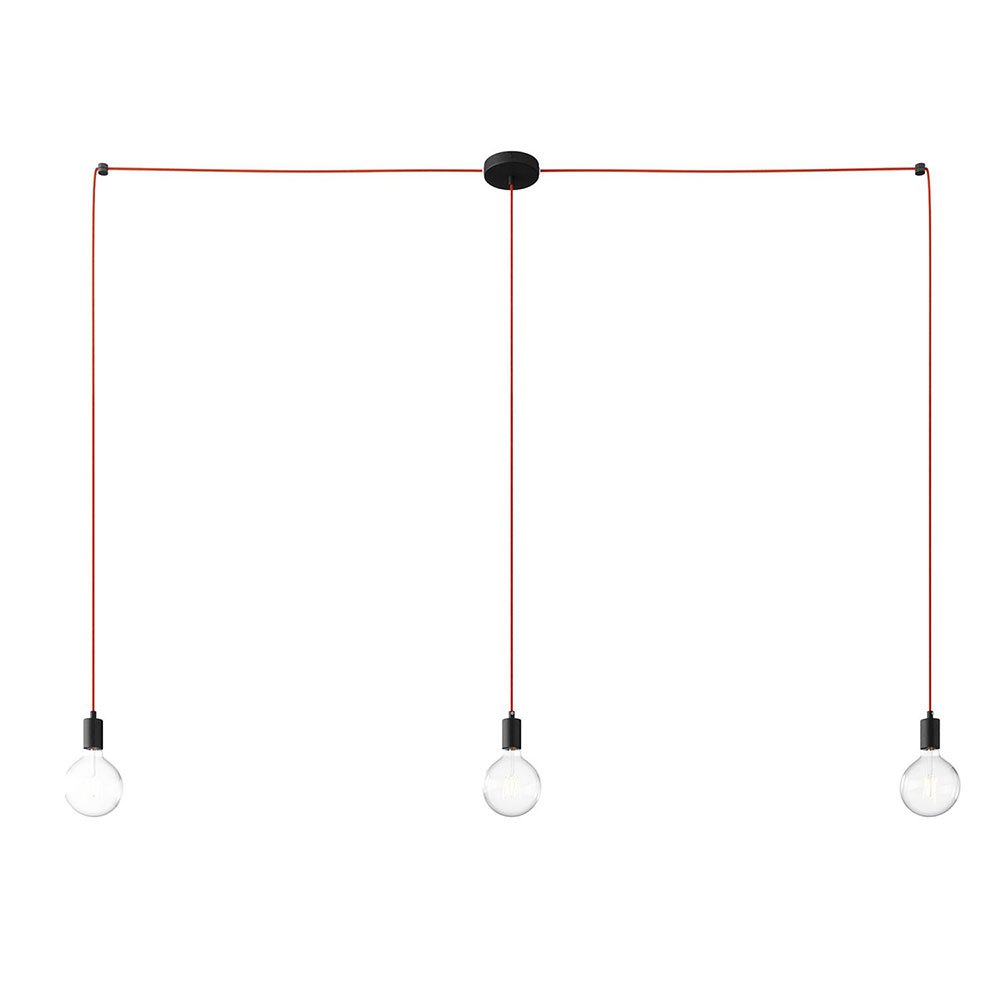 Bild von Creative Cables Spider 3 Falls With Bulbs Pendant Light Orange