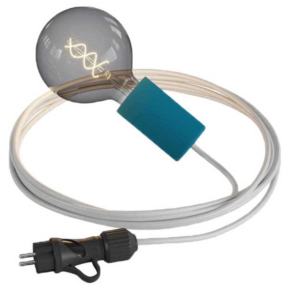 Bild von Creative Cables Snake Eiva Elegant Hanging Lamp With Light Bulb 5 M Grün
