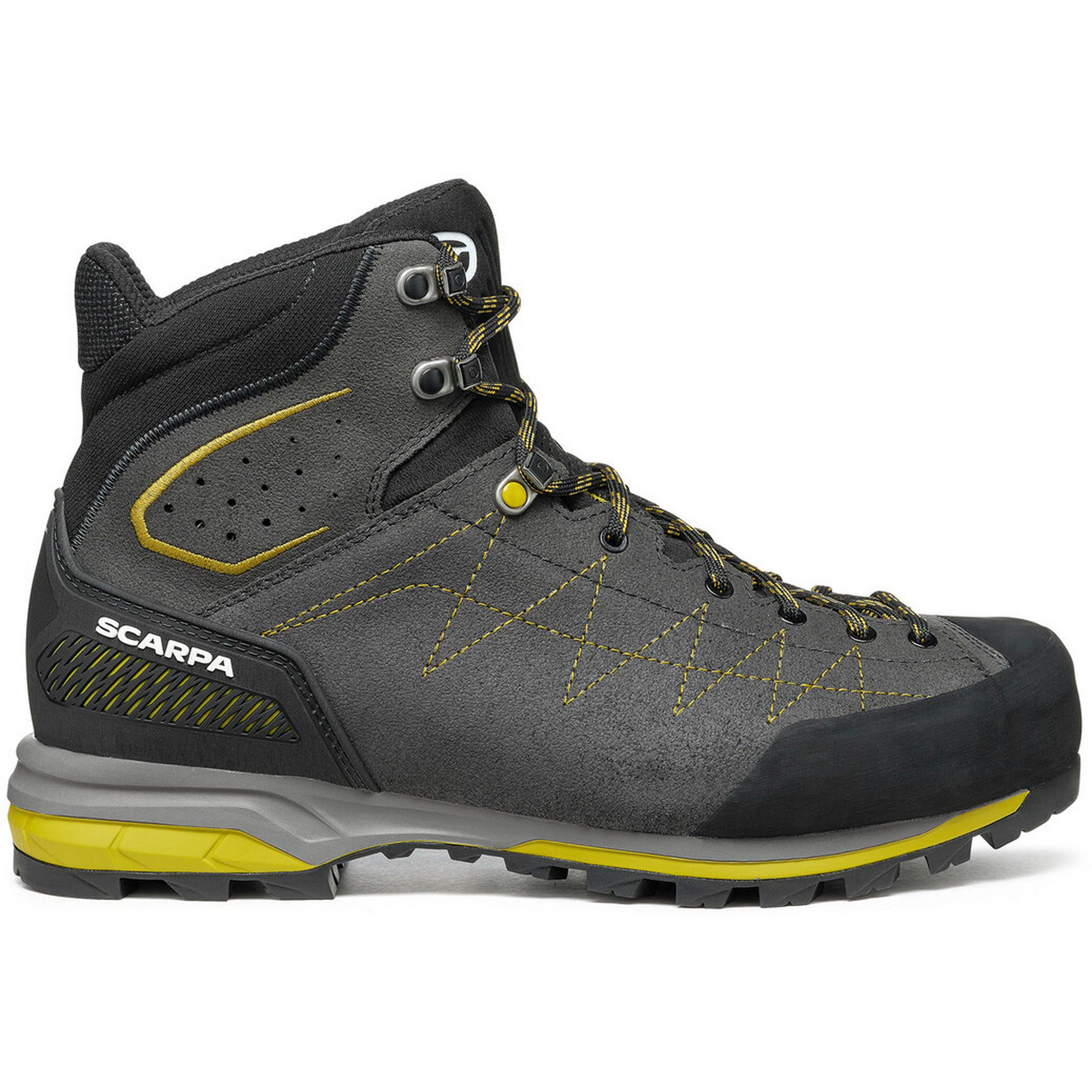 Bild von SCARPA Herren Zodiac Trk GTX wasserdichte Gore-Tex Stiefel für Rucksackreisen, Wandern & Trekking, Anthrazit/Sulphur, 41.5 EU