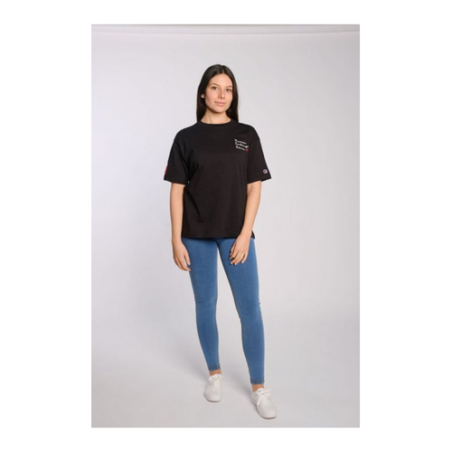 Bild von Champion T-Shirt mit gesticktem Logo in Schwarz