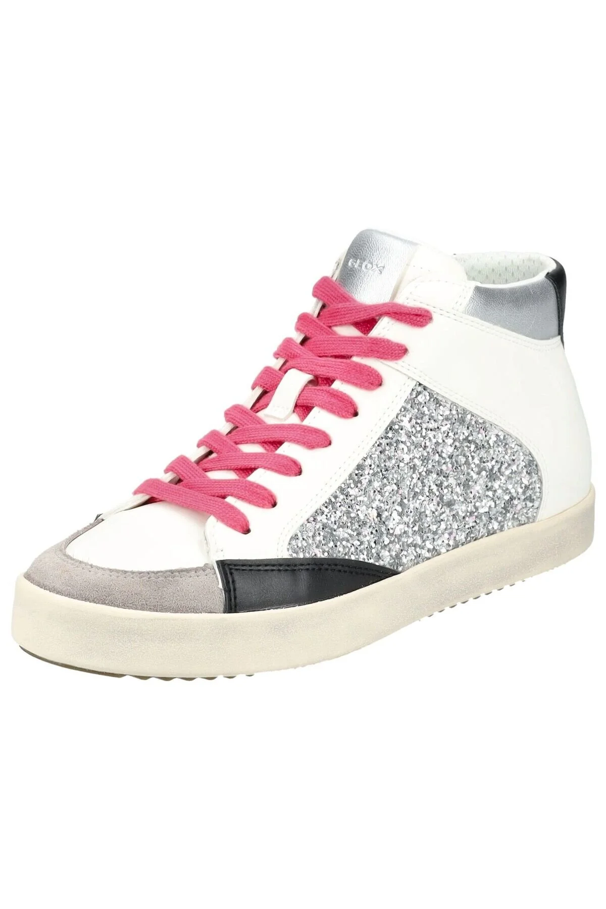 Bild von Geox Sneaker Silberfarben Flacher Absatz für Damen - 37